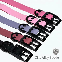 Collier pour chien NOVIPET personnalisé de luxe, imperméable en PVC, couleur vive nid d'abeille, boucle réglable en alliage de zinc, pour la natation, la chasse et l'entraînement