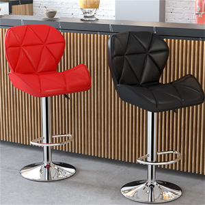 <span class=keywords><strong>Tabouret</strong></span> <span class=keywords><strong>de</strong></span> <span class=keywords><strong>bar</strong></span> nordique moderne chaises haut pivotant cuisine café comptoir hauteur réglable pour application centre commercial - Product Image 1