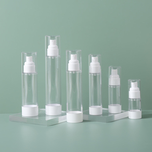 Botol pengap kosmetik, botol plastik vakum transparan untuk semprotan parfum perawatan kulit kemasan perawatan kulit - Product Image 5