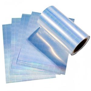 โรงงานผลิตสติกเกอร์ไวนิล PET ลายหนังงูโฮโลแกรมแบบม้วน ตัดตามแบบ  ติดด้วยตัวเองได้ - Product Image 1