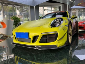Splitter Anteriore in Fibra di Carbonio Stile AE di Alta Qualità per <span class=keywords><strong>Porsche</strong></span> 991.2 GTS 2017-2020 - Product Image 5