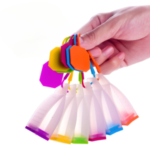 Infuseur à thé en silicone coloré de style sac à main pour thé en vrac - Product Image 1