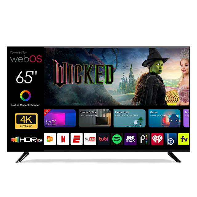 Manufacturer 65 Inch LED Television 4K UHD Smart TV 75 85 100inch Android WebOS Smart TV