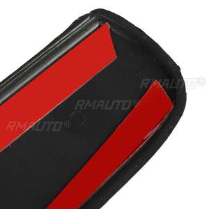 Coques de poignées de porte de voiture aspect noir brillant/fibre de carbone pour Dodge Charger 2011-2021, garnitures de poignées de porte extérieures - Product Image 6