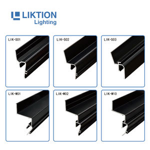 مظهر جانبي من البولي فينيل كلوريد باللون الأبيض والأسود من الأوكرين الروسي ، مظهر جانبي من الألومنيوم ، بروفيلي ستارة لألوان مدمجة - Product Image 5