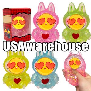 Juguete de peluche de monstruo con orejas puntiagudas y colmillos, de malta, para apretar, antiestrés, de USA Warehouse - Product Image 5