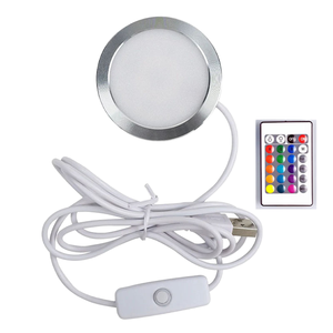 Usb RGB LED dưới tủ 3D in Puck ánh sáng điều khiển từ xa Kệ chiếu sáng cho bambu phòng thí nghiệm LED Đèn Kit Đèn vỏ Led Cơ sở ánh sáng - Product Image 1
