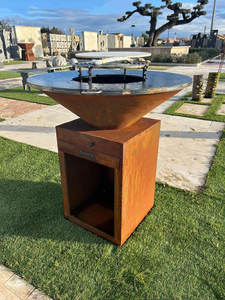 Grilles de barbecue multifonctions, <span class=keywords><strong>bois</strong></span> de chauffage, fonte, <span class=keywords><strong>plancha</strong></span>, cuisine <span class=keywords><strong>en</strong></span> plein air pour fête de jardin, pique-nique - Product Image 3