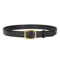 Ceinture Yonger, accessoire de mode, ceinture classique en jean, ceinture en cuir véritable pour femmes