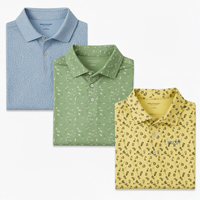 Vente en gros Custom Dye Sublimation impression chemise de golf hommes vêtements design golf vêtements marques
