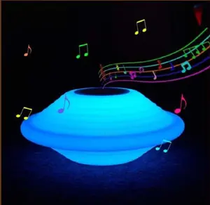 OEM Factory and Good Quality LED Floating ball with bluetooth speaker with remote control