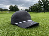 Cappello da Baseball Unisex Personalizzato OEM con Logo Ricamato 3D, 5 Pannelli, Impermeabile, in Cotone, Sportivo, da Golf, con Fori Tagliati al Laser e Cordino