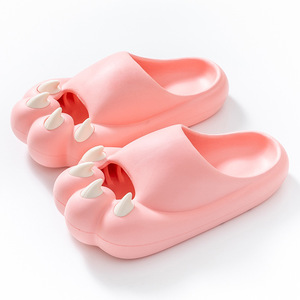 Orso artiglio estate casa al coperto per le pantofole per gli uomini donne disegno simpatico cartone animato con la punta inferiore di moda sensazione di tendenza per - Product Image 3
