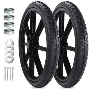 <span class=keywords><strong>Roue</strong></span> en mousse PU solide non gonflable de <span class=keywords><strong>20</strong></span> <span class=keywords><strong>pouces</strong></span> 20x 1,95 résistante à l'usure - Product Image 1