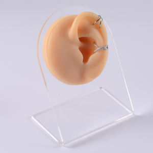 Modello Flessibile in Silicone per Esposizione Gioielli: Anelli per Ombelico, Orecchio, Occhio, Capezzolo con Supporto Trasparente Incluso - Product Image 5