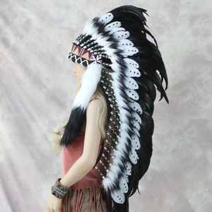 Bán Buôn Ấn Độ Showgirl Lông Mũ Lông Gà Trống Lông Đuôi Lông Cho Giáng Sinh Lễ Hội Trang Phục - Product Image 5