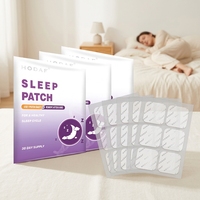 Patch transdermique pour le sommeil, mélatonine, 5HTP, L-triptophane, racine de valériane, non accoutumant, système de libération continue de 8 à 12 heures