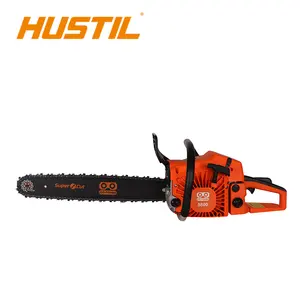 Wood Cutter New Model 58cc Petrol Chainsaw Chinese Gasoline Chain Saw Machine 25cc 45cc 52cc