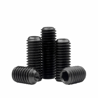 Vis de réglage à six pans creux en acier au carbone noir 12.9 de qualité grossière UNC 3/16 1/4 5/16 3/8 1/2 5/8 Vis sans tête à six pans creux