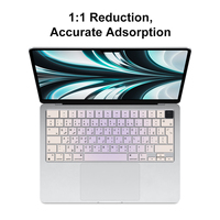 Couverture de clavier en silicone arabe persan pour MacBook Air 13.6/15/ Pro 14/16 M1 M2 M3 M4 M5 Pro Max, disposition européenne, protection souple