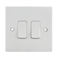 Prise murale double en bakélite (normes britanniques) avec interrupteur, certifiée CE RoHS, câblage 10A max, tension personnalisable