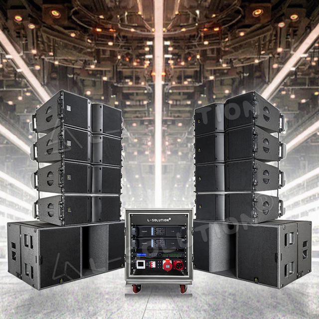 Passive 10 Inch Dual Way Line Array Speakers 8pcs K210 2pcs Subwoofer Speaker KS28 Profession Long Throw Full Set Sound System