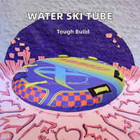 Tubes remorquables gonflables de ski nautique pour une seule personne personnalisés nouveaux parcs sportifs mers lacs plage dispositif flottant en Nylon/PVC durable