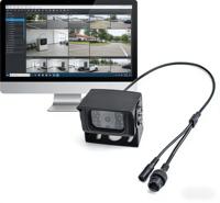Caméra de recul pour camion et voiture AHD multi-connecteurs RJ45/Aviation/BNC étanche avec vision nocturne infrarouge pour la gestion de flotte (9V-36V)