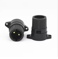 E27 plástico negro estilo saudita goma tornillo cuña portalámparas impermeable ignífugo Base de luz Material de baquelita