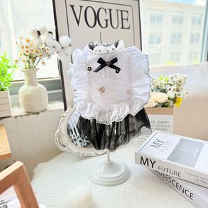 Dog <b>Princess</b> Dress White Skirt All Seasons Decorative Bow Bichon Frise Teddy Pet <b>Clothes</b> - Product Image 3