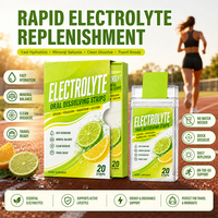 Bandes électrolytiques à dissolution orale sous marque privée avec Sodium et Potassium pour une hydratation rapide, un métabolisme énergétique et un complément alimentaire quotidien
