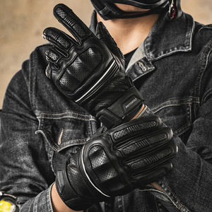 MOTOWOLF 2025 Nouveaux gants de café en cuir de protection pour moto de course - Product Image 1