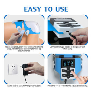Masajeador eléctrico inteligente para rodilla, fisioterapia, terapia de luz NIR inteligente, compresa caliente, alivio del dolor, masajeador de calefacción para rodilla - Product Image 6