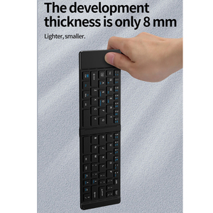 Folding <b>Wireless</b> <b>Keyboard</b> daul model Compact Portable <b>Mini</b> <b>Keyboard</b> for Tablet Pad <b>Mini</b> Plastic Material in stock - Product Image 4