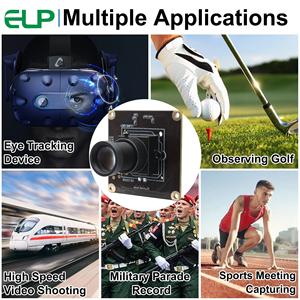 Módulo de Cámara USB ELP de 12MP, 1080P, 120fps, Lente M12 de 25mm, Baja Iluminación, Sin Controladores, IMX577, Mini Cámara Web 4K para Swing de Golf, Deportes de Alta Velocidad - Product Image 6