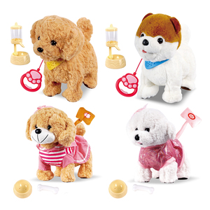 Interactieve Elektrische <span class=keywords><strong>Puppy</strong></span>-Speelgoedset Met Voedingsaccessoires Realistisch Blaffen En Hoofdbewegingen Leren Cadeau Voor Kinderen - Product Image 1