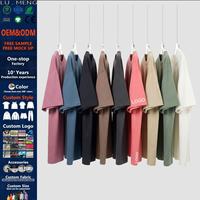Kaos polos katun murni 5XL 260G untuk pria, ukuran besar, custom, model old school, kaos dasar, kaos katun dicuci