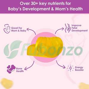 Gomitas Multivitamínicas Prenatales Veganas Oem con Colina, Folato y Hierro para Apoyar <span class=keywords><strong>el</strong></span> Crecimiento y <span class=keywords><strong>Desarrollo</strong></span> <span class=keywords><strong>del</strong></span> Bebé, 2 Unidades de Dosis Diaria, 60 Unidades - Product Image 3