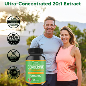 ผู้ผลิตอาหารเสริมเบอร์เบอรีนและอบเชยซีลอน สนับสนุนสารต้านอนุมูลอิสระ 120 แคปซูลเบอร์เบอรีนและอบเชยซีลอน - Product Image 3