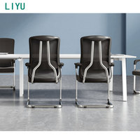 Chaise de bureau exécutive ergonomique moderne en maille Liyu Furniture, chaise de bureau pivotante contemporaine réglable en hauteur