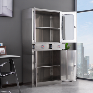 מכשיר ארון מכשיר ארון מכשיר למכירה עיצוב נירוסטה ריהוט בית החולים החדש עם 2 מגירות - Product Image 4