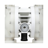 Pompe à double diaphragme pneumatique BSK 2 pouces avec joints en PTFE, basse pression, garantie 3 ans - PP personnalisable pour eaux usées et liquides chimiques