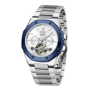 奖励机械手表品牌实心不锈钢Oem男士豪华手表自动手表制造商