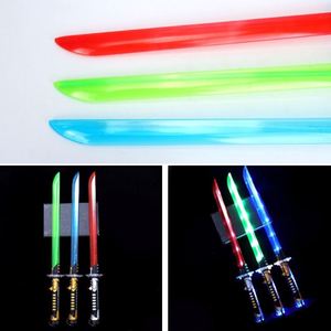 New Glowing Samurai Sword Kids' <b>Toy</b>: Flash Gravity-Sensing Sound & Light Multicolor Sword Hot-Selling Wholesale Item - Product Image 3