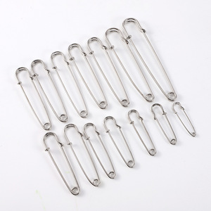 Épingles de sûreté grandes et extra grandes en acier renforcé pour la fixation des vêtements, usage général - Product Image 1