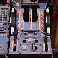 Quadrant de commande des gaz pour simulateur de vol Airbus A320, compatible avec les simulateurs de vol Fenix FBW Toliss A350 à trim automatique, commande de cockpit