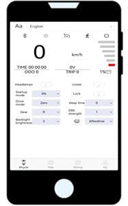 Scooter Eléctrico Geofought Molo5 de Alta Potencia y Movilidad, Batería Extraíble de 30-60AH, 52V 60V, Arranque NFC, Scooter Eléctrico para Adultos de 14 Pulgadas - Product Image 4