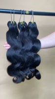 Proveedor de Cabello Vietnamita Natural, Extensiones de Cabello Humano Virgen sin Procesar con Ondas Naturales para Salón