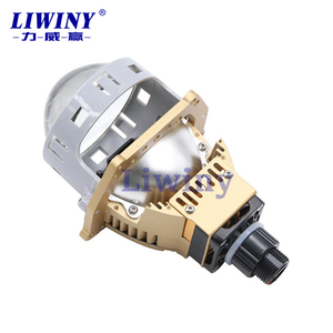 Liwiny Universal Car 12v 3 pollici integrato Driver Led lente <span class=keywords><strong>per</strong></span> proiettore H4 Led faro 120w doppio colore bianco giallo - Product Image 6