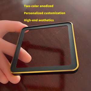 Индивидуальная алюминиевая анодированная умная панель для домашнего декора со светодиодным сенсорным стеклом, каркаса для переключателя с ЧПУ, для настенного покрытия отеля - Product Image 3